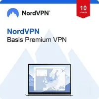 NordVPN Basic – 1 Jaar Premium Vpn-service Voor Maximaal 10 Apparaten