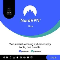 NordVPN Plus – 1 Jaar Abonnement Op Cybersecuritypakket (vpn En Wachtwoordbeheerder)