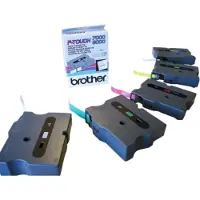 Brother TX-241 Tape Zwart op wit (18 mm)