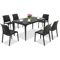 BICA Stijlvolle dinerset Oslo/Volga 6 antraciet