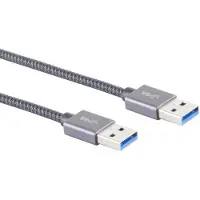 S-Impuls USB-A kabel | USB3.1 10 Gbps | 10W | aluminium/nylon | 0,50 meter