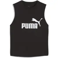 Puma Sporttop 'Ess No. 1' zwart / wit