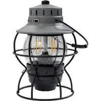 Barebones Railroad Lantern - Grey Tafellamp Grijs