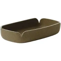 Muuto Restore dienblad 15,5x28 cm Brown green