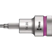 Wera 8767 C HF 05003830001 Binnen-zesrond (TX) Dopsleutel-bitinzet Houderfunctie 12.5 mm 1/2 T 20 1/2 (12.5 mm)