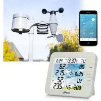 Alecto WS5400 - Professioneel WiFi Weerstation met Buitensensor - App besturing - 8-in-1