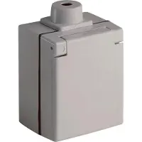 Abl Perilex opbouw stopcontact | 16A | SWD | grijs | ABL 2441860 - 4052965