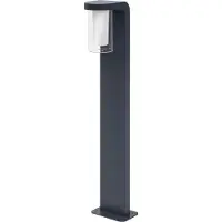 Ledvance SMART+ WiFi Outdoor Cascade, hoogte 80 cm Cascade Post, dimbaar, zwart, Aluminium, Modern