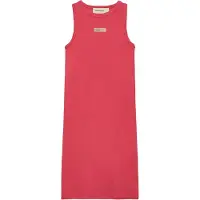 Calvin Klein Jeans Jurk in riblook met labelstitching