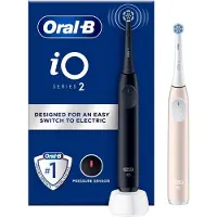 Oral-B iO 2 Zwart en Roze Duo Pack