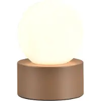 TRIO Leuchten bureaulamp Countess, wit, metaal/glas