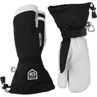 Hestra Army Leather Heli Ski 3 Vinger Handschoen BLACK 12