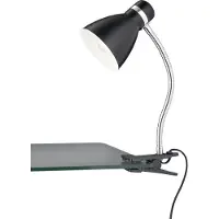 TRIO REALITY HARVEY - Klemlicht - Zwart mat - excl. 1x E27 4W