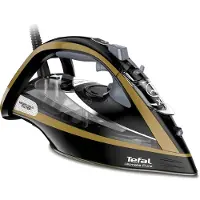 Tefal FV9865E0 Iron Dry & Steam Iron Durilium Autoclean Soleplate 3000 W Black Gold