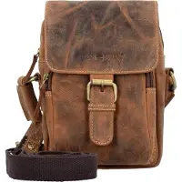 Green Burry schoudertas Vintage Crossbody Bag Brown bruine