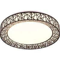 TRIO Zwarte plafondlamp Cluster Ø 48cm