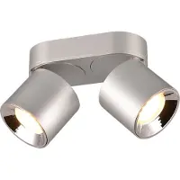 TRIO Plafondlamp Guayana 2-lichts nikkel