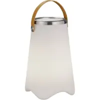 TRIO LED tafellamp Jamaica met Bluetooth-luidspreker Jamaica, dimbaar, wit / opaal, Woon-/ Eetkamer, Kunststof, Modern