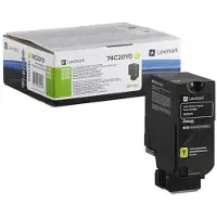 Lexmark Toner 74C20Y0 Geel