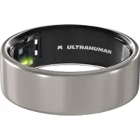 Ultrahuman Ring AIR – Smart Ring | Geen maandabonnement | Bepaal eerst de juiste maat met de Sizing Kit | Slaaptracker - Hartslagmeter - Fitnesstracker – Raw Titanium – Size 10