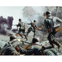 Wittmax Modelbouwpakket Militaire voertuigen - 02702V WWII German Infantry - Figures Plastic - 1:32 - Modelbouw