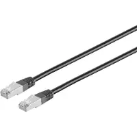 S-Conn Patchkabel cat 6 S/FTP PIMF Halogenfrei sw 15m