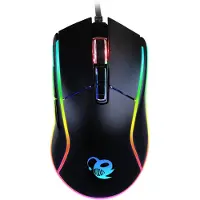 CoolBox Souris Gaming - - DG-MOU019-RGB - RGB - 6400 dpi - 30 ips - Zwart