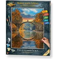 Schipper Duivelsbrug bij de Rakotzsee - 40 x 50 cm