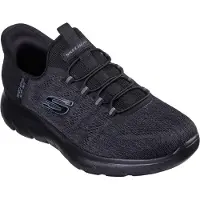 SKECHERS Slip-ons 'Summits - Key Pace' zwart