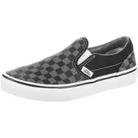 Vans Instappers UY Classic Slip-On (Checkerboard) Blk/Pewter kind 29