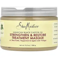 SheaMoisture , Jamaicaanse Zwarte Castorolie, Versterk & Herstel Behandeling Masque, 12 oz (340 g)