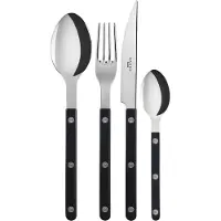 Sabre Bistrot bestek shiny 24-delig Black