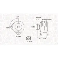 MAGNETI MARELLI 063731911010 Dynamo / Alternator