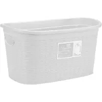 Stefanplast wasmand Elegant 35 liter 57,5 x 37 x 26 cm wit