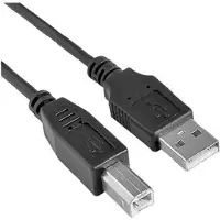Nilox MGLK687518 USB-kabel 1,8 m USB 2.0 USB A USB B Zwart