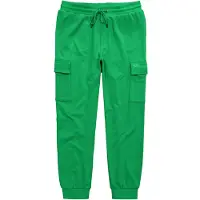 Men Plus Cargobroek neongroen