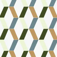 Catchii Behang Zigzag Franky wit multi