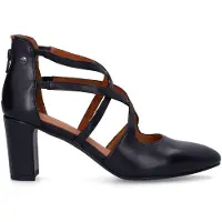 No Stress Zwarte leren pumps met ritssluiting | Maat 37