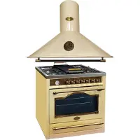 Kaiser - gasfornuis - afzuigkap - HGE 93555 ElfEm - A 9423 ElfBE Eco - Retro - gas - elektrisch oven - 90 cm