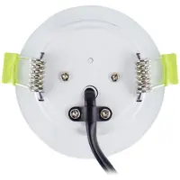 Integral LED Inbouwspot Mat Wit 5W 600lm Instelbare Lichtkleur 38° Dimbaar IP65 | Zaagmat 6.5cm | Geen fitting | Warm Wit-Koel Wit-Daglicht | 5 watt | 25.000 Branduren