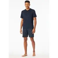 Schiesser - Fine Interlock – Pyjama – 182613 – Graphit – Maat XXL