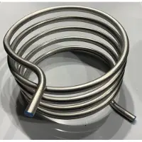 Noxon rvs wisselaar 22 mm 49 cm 6 meter zwembadverwarming warmtewisselaar houtgestooktezwembadverwarming