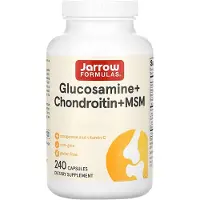 Jarrow Formulas - Glucosamine + Chondroïtine + MSM - 240 capsules