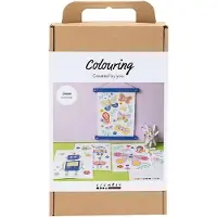 Creativ Company CC Hobbyset Kleuren Vlinder en Robot met markers