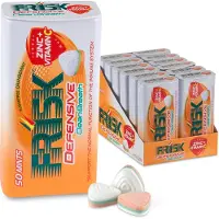 Frisk Defensive Orange - Frismakers - Suikervrij - Vitamine C - 1x12stuks