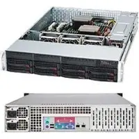 Supermicro SC825 TQC-R802LPB - Voor montage in een serverkast - 2U