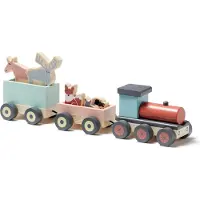 Kids Concept Zug m. Tier - 44,5 cm - - One Size - Züge