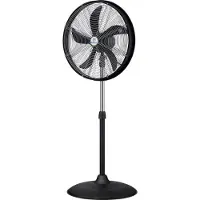 WESTINGHOUSE In hoogte verstelbare ventilator Yukon I STAND-VENTILATOR, zwart, Kunststof, Modern