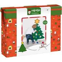 Bambolino toys Nijntje kerstboom vilt, in bewaarkoffer afmeting 75 x 100 cm 20-delig - home deco kerst - vanaf 3 jaar - cadeau tip Kerst