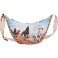Depesche - Small Halfmoon Shoulderbag POPPY SAND - Beige